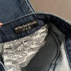 Rock & Roll mid rise bell bottoms